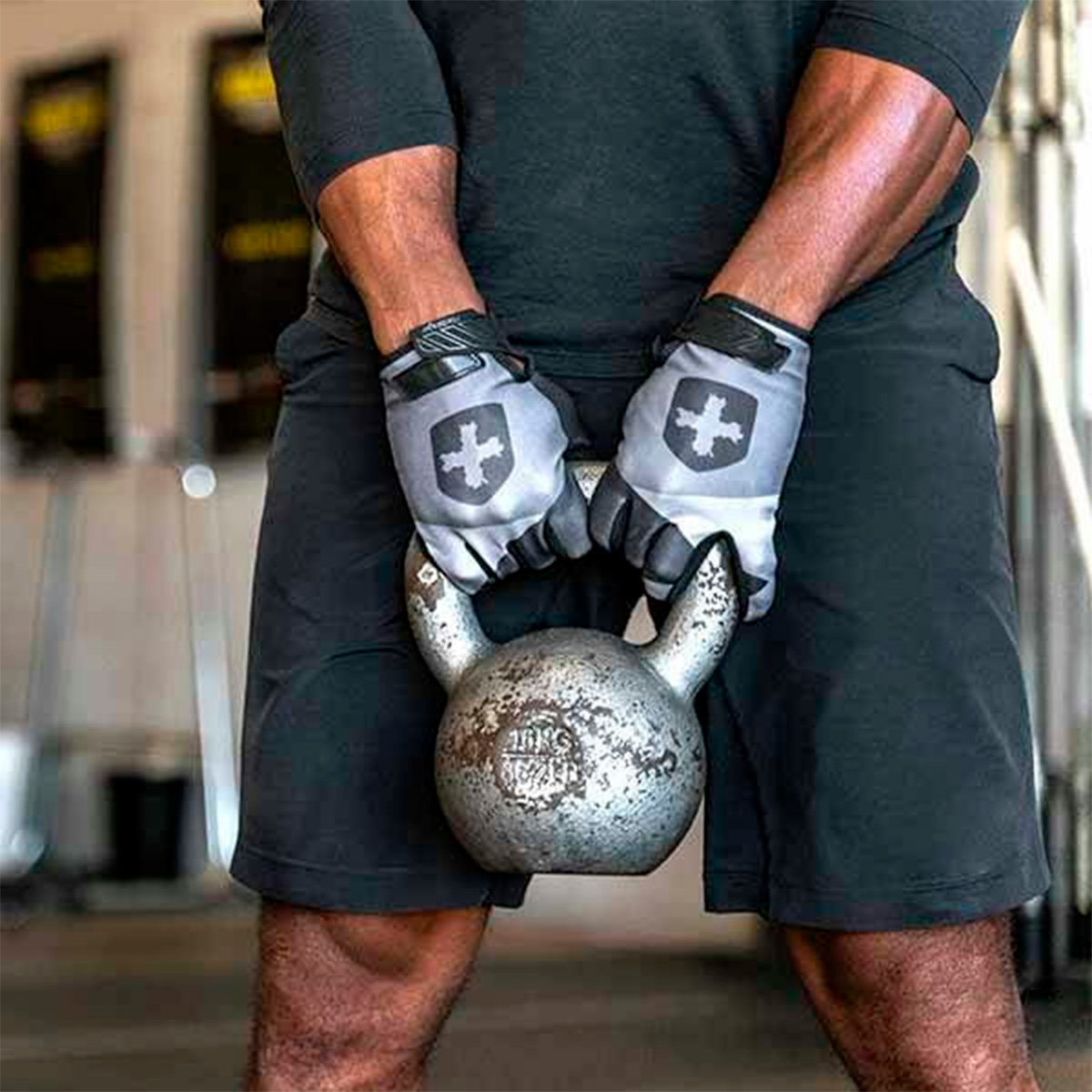 Harbinger Men's Shield Protect Fitness Handschoenen - Zwart/Grijs - M