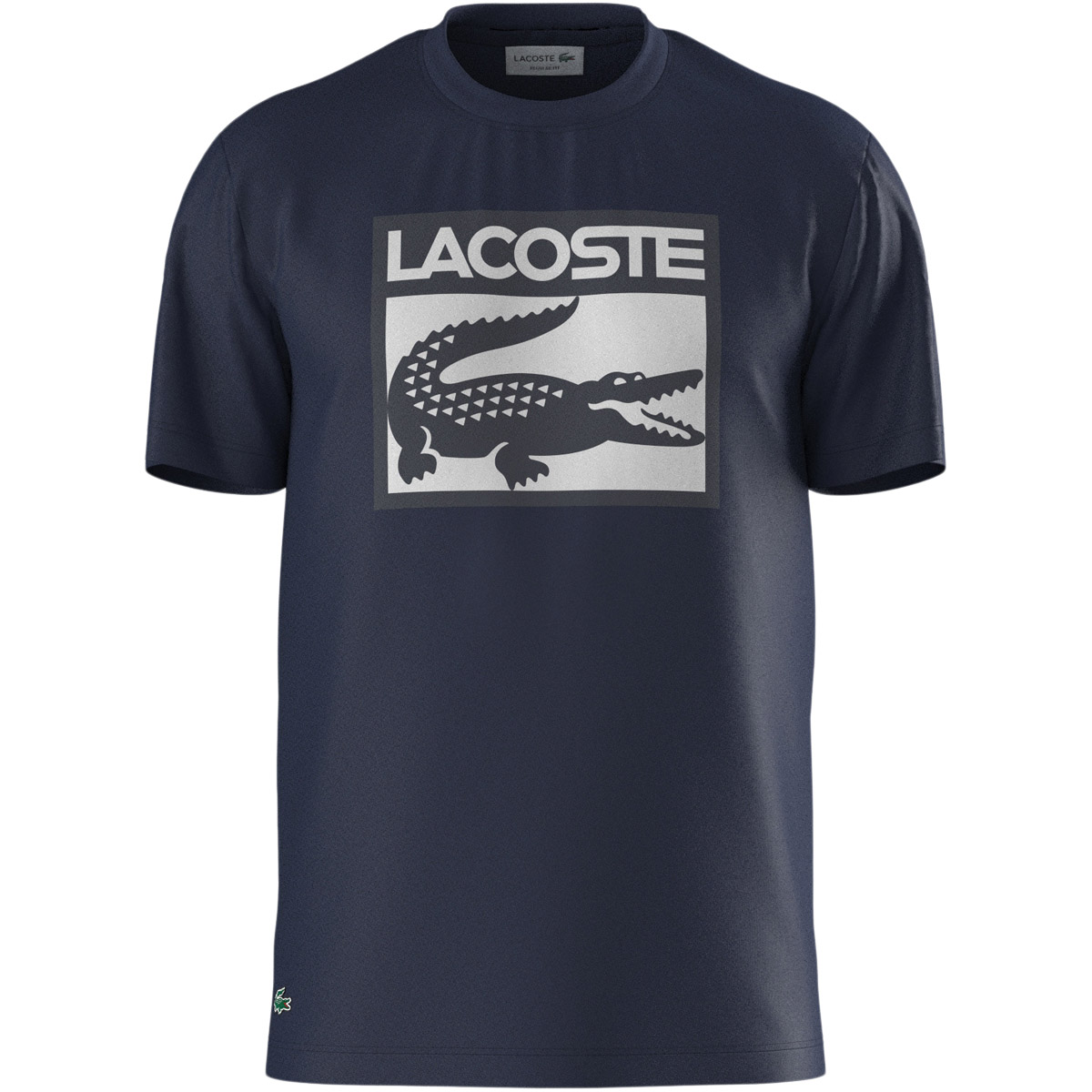 Køb Lacoste Box Logo T-shirt Herre NAVY BLUE/URBAN