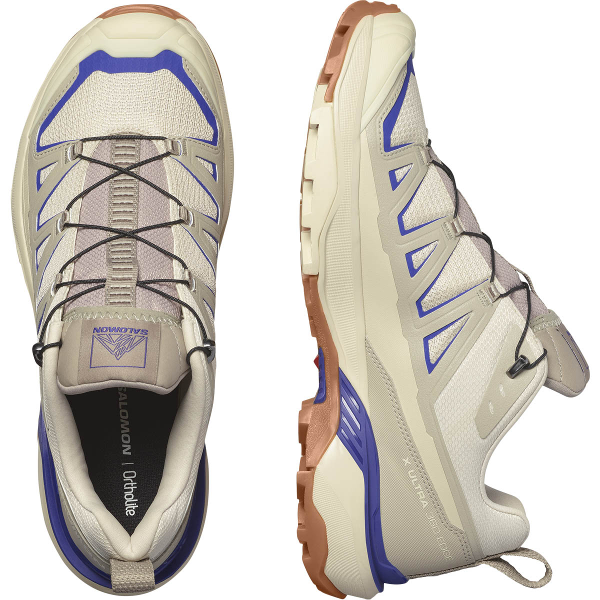 ◆Salomon◆ X Ultra 360 Edge Almond Milk Vintage Khaki Spect Køb Salomon X Ultra 360 Edge Sneakers Herre Almond Milk