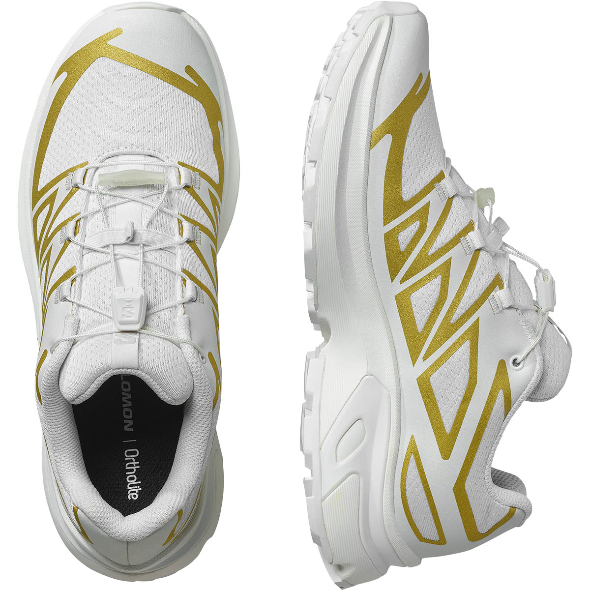 国内配送 SALOMON W XT-EVR WHITE/FTW GOLD/WHITE Køb Salomon XT-EVR Sneakers Dame White/Ftw Gold/White