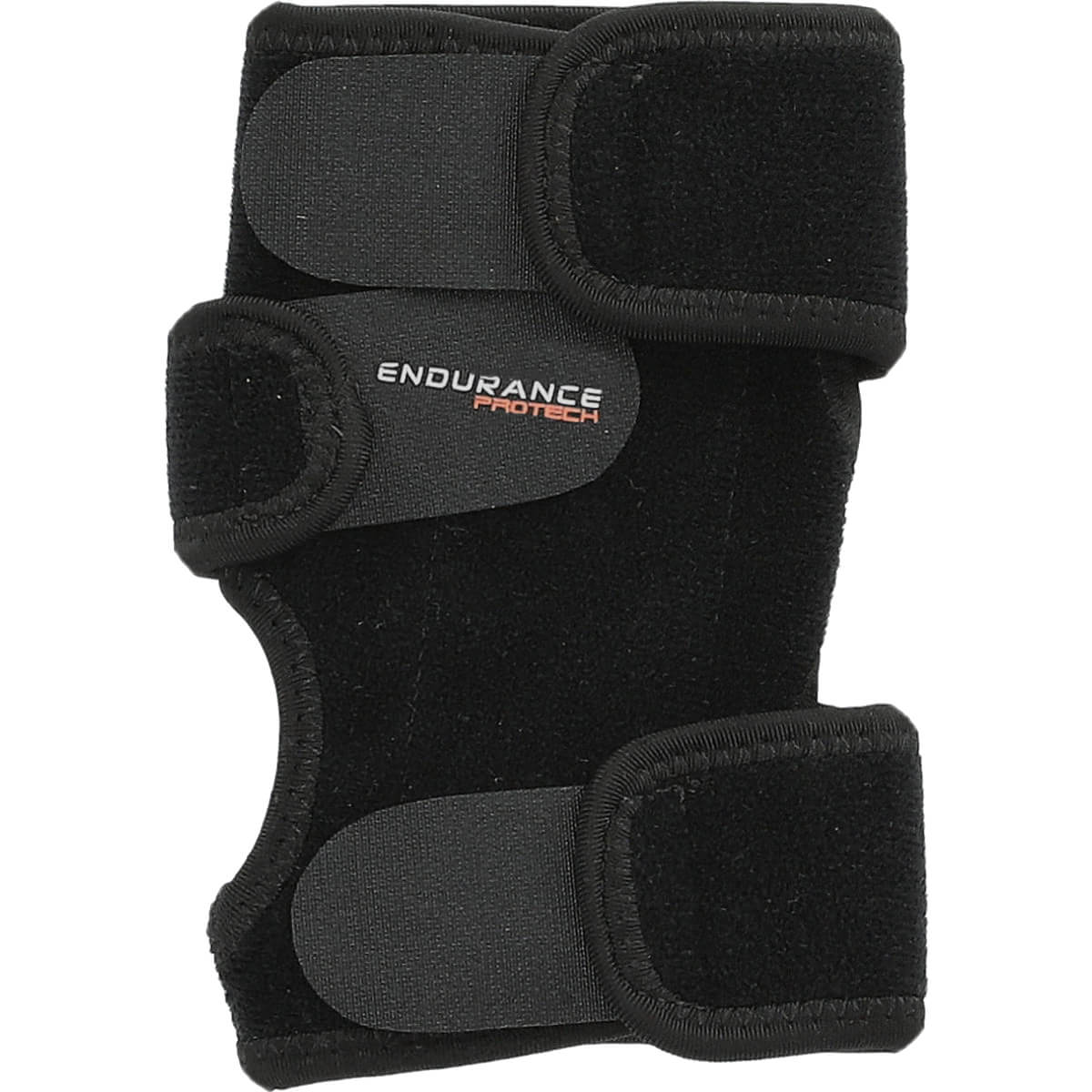 Ginocchiera ENDURANCE Protech In Neoprene - Supporto Elasticizzato 4 Direzioni, Taglia S, Unisex, Nero