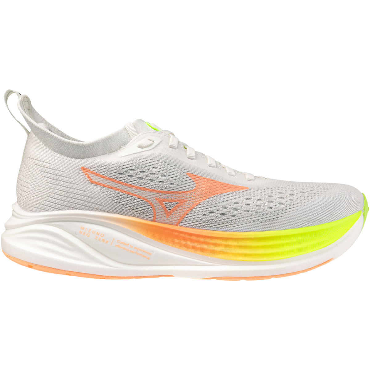 Kjøp Mizuno Neo Zen 2 Joggesko Dame i GF White/Flamingo Coral/Lime P